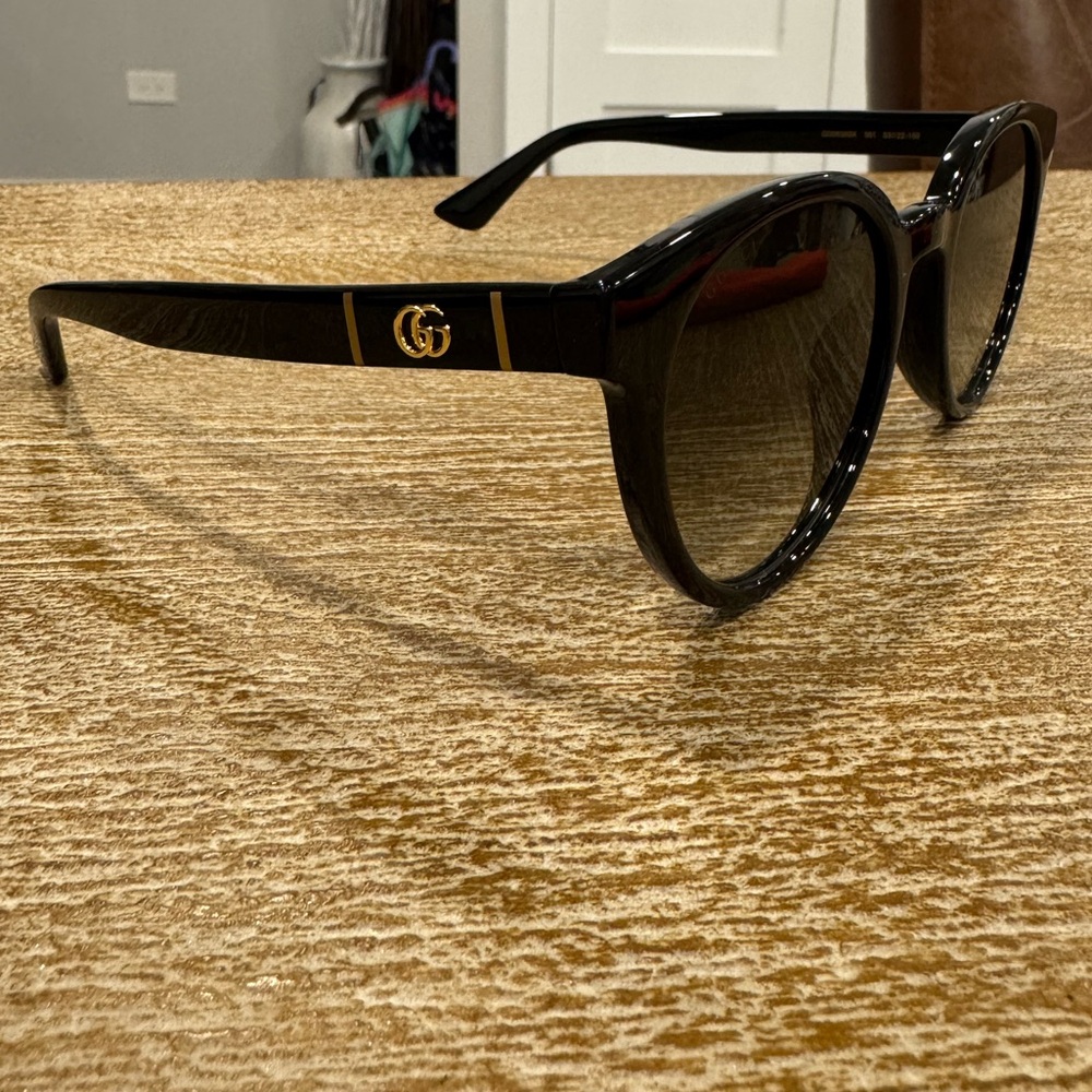 Gucci 53mm Round Sunglasses